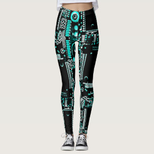 Circuit Aqua 2 all over leggings