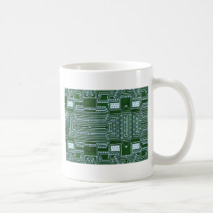 Circuit Board Background Coffee Mug