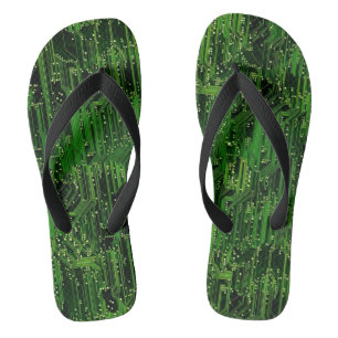 Circuit board background flip flops