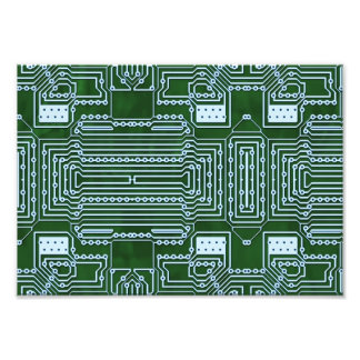Circuit Board Background Photo Print