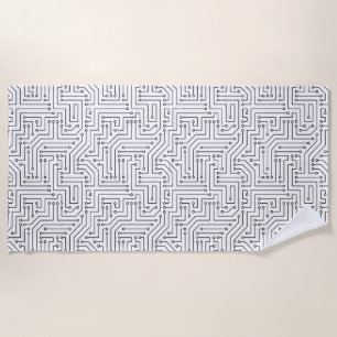 Circuit Board Beach Towel