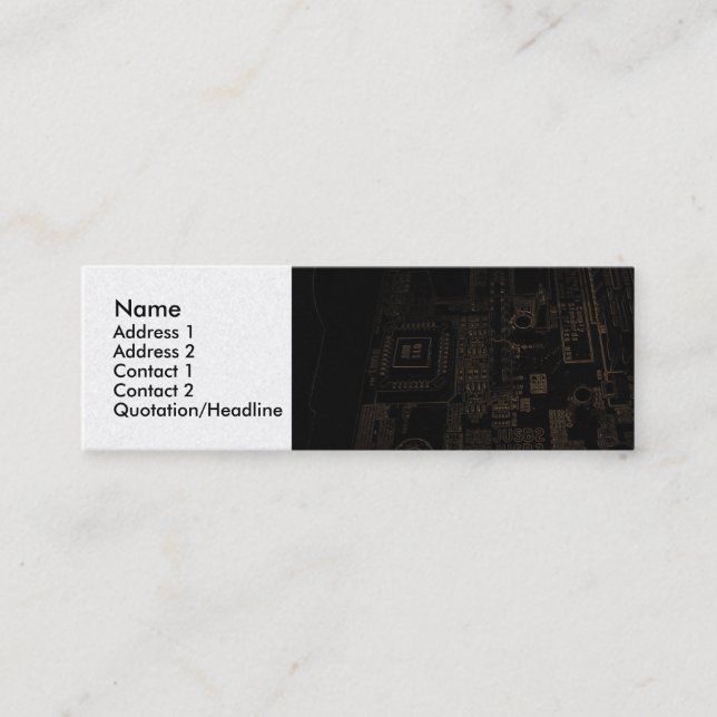 Circuit board Business Card (Front)