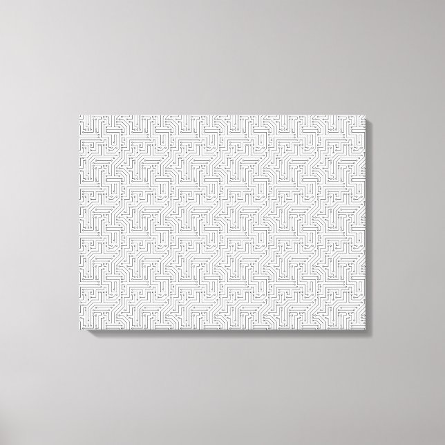 Circuit Board Canvas Print (Front)