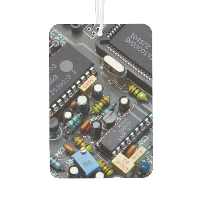Circuit Board Car Air Freshener (Back)
