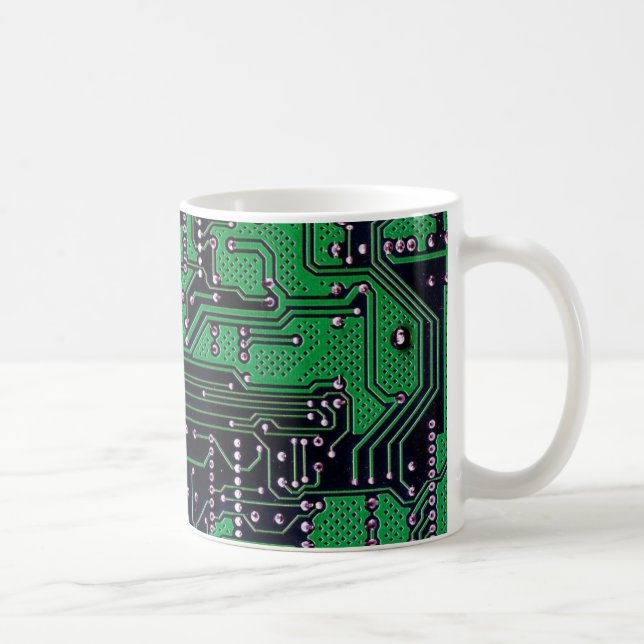 Circuit board coffee mug (Right)
