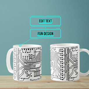 Circuit Board Custom Mug