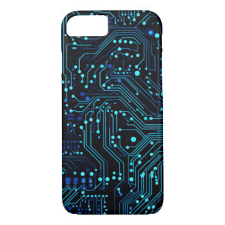 Circuit Board design illustration Cushion iPhone 8/7 Case