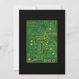 Circuit Board Electrician Awesome Electrical Gift Invitation
