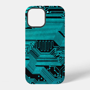 Circuit board. Electronic computer hardware techno iPhone 12 Case