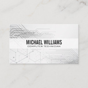 Circuit Board Electronics Components Business Card