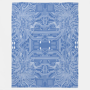 Circuit board fleece blanket
