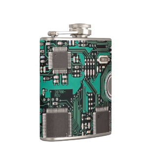 Circuit board hip flask