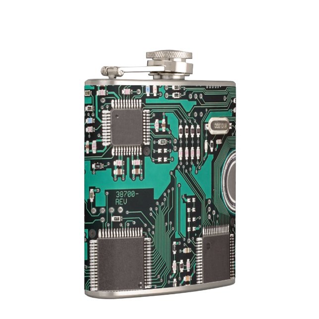 Circuit board hip flask (Right)