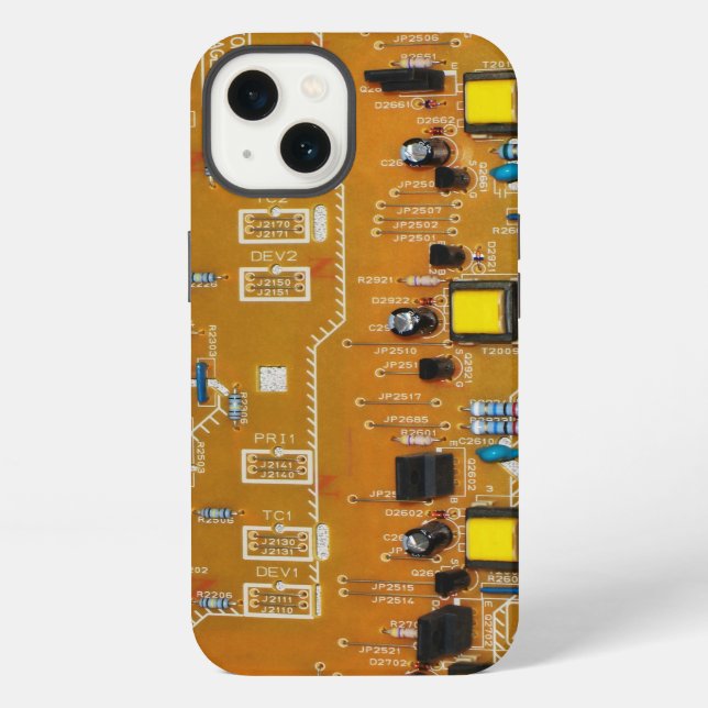 Circuit Board iPhone Case (Back)