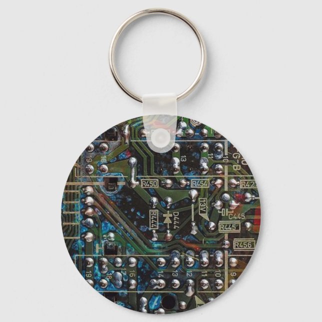 Circuit Board Key Ring (Front)