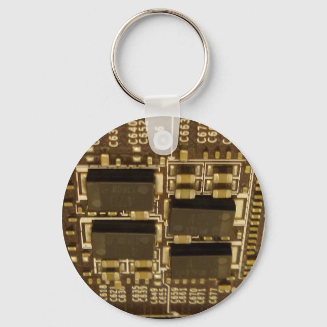 Circuit Board Keychain (Front)