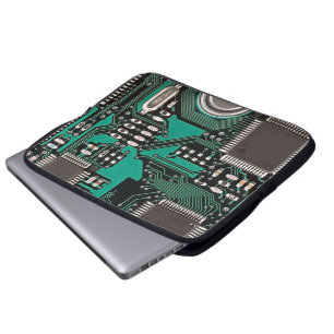 Circuit board laptop sleeve