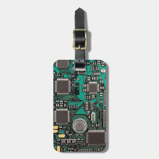Circuit board luggage tag