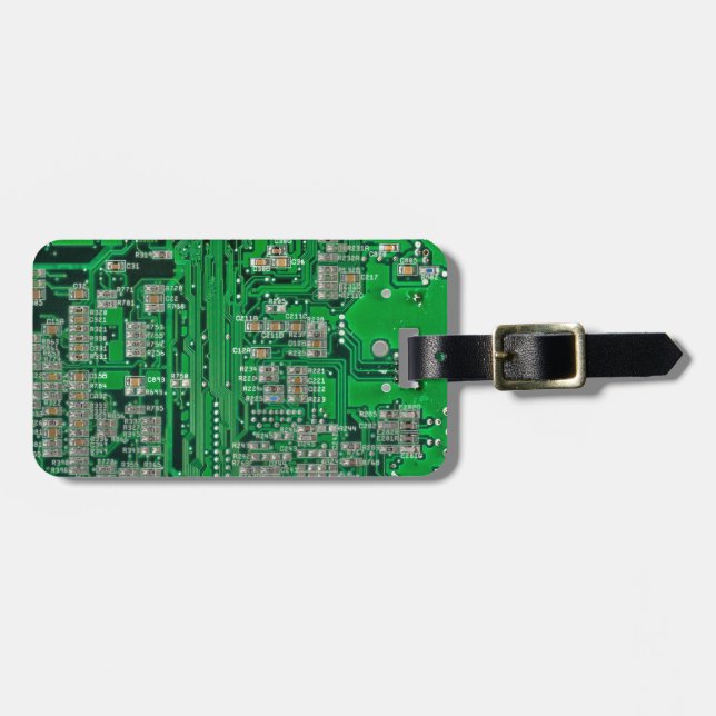 Circuit Board Luggage Tag (Front Horizontal)