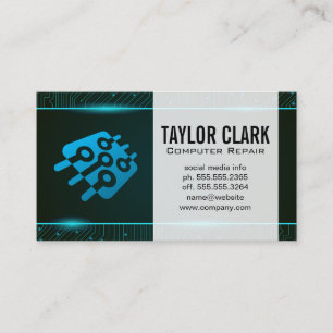 Circuit Board   Microchip Business Card