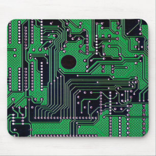 Circuit board mouse mat