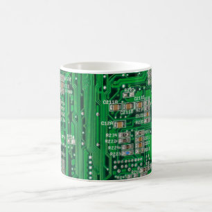 Circuit Board Painting Coffee Mug