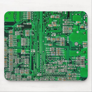 Circuit Board Painting Mouse Mat