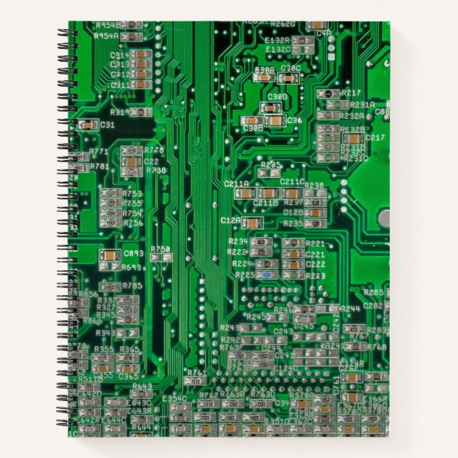 Circuit Board Painting Notebook (Front)
