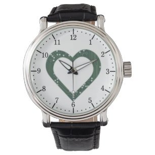 Circuit board Pattern Heart Watch