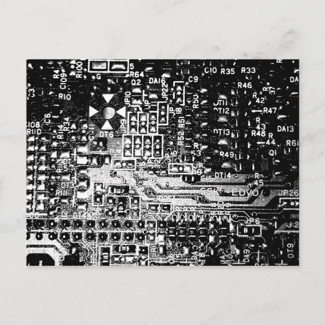 Circuit Board Postcard (Front)