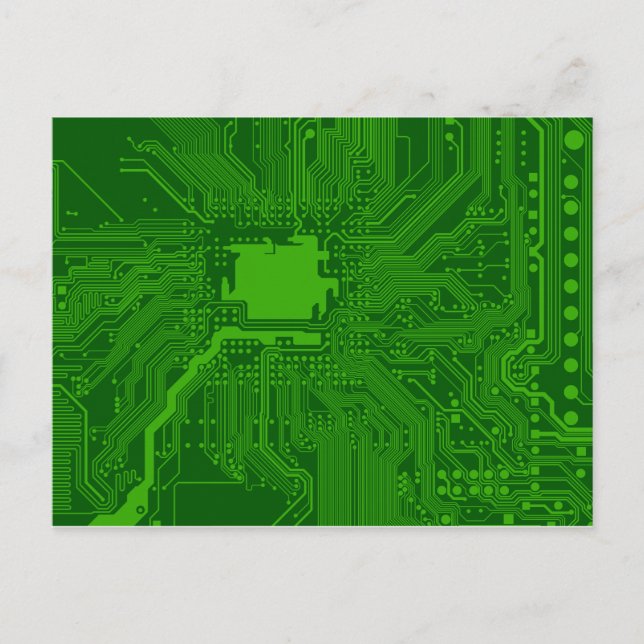 Circuit Board Postcard (Front)
