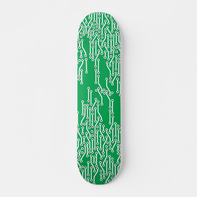 Circuit Board Skateboard Deck (Front)