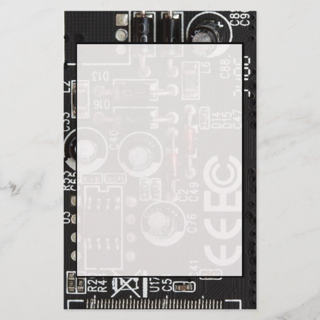 Circuit Board Stationery (Front)