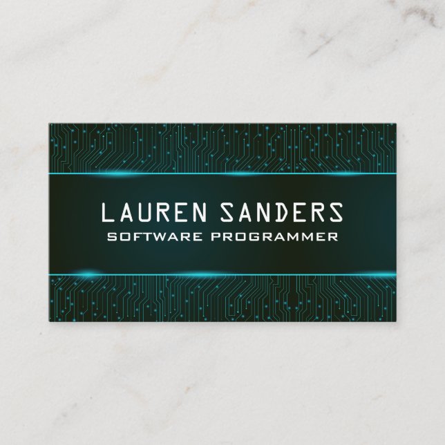 Circuit Board | Technology Business Card (Front)
