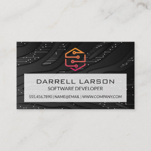 Circuit Board   Technology Logo Business Card
