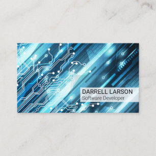 Circuit Board   Technology Modern Business Card