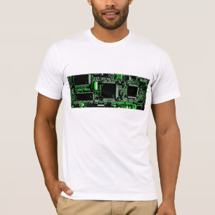 Circuit Green t-shirt white