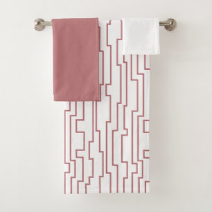 Circuit Lines  Bath Towel Set