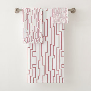 Circuit Lines  Bath Towel Set