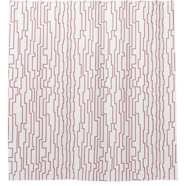 Circuit Lines Shower Curtain (Front)