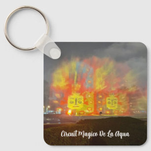 Circuit Magico De La Aqua on keychain