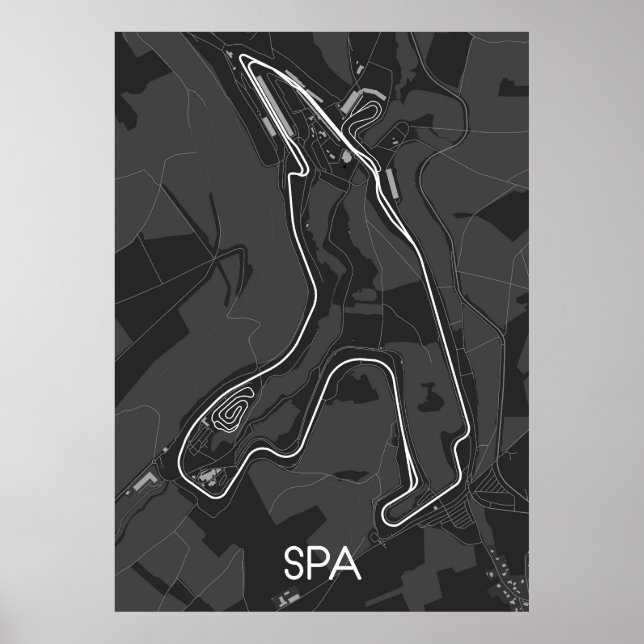 Circuit of Spa Poster (Front)