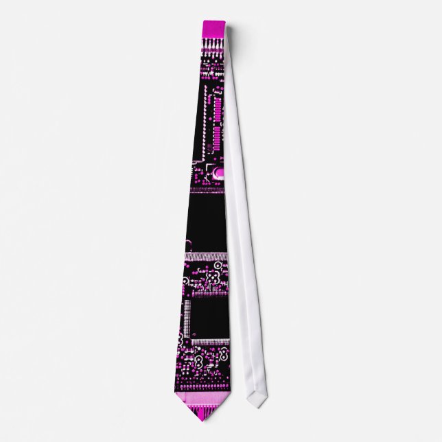 Circuit Pink  tie (Front)