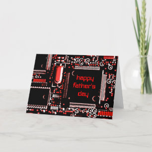 Circuit Red 2 'Father's Day' greetings card