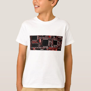 Circuit Red t-shirt kids white