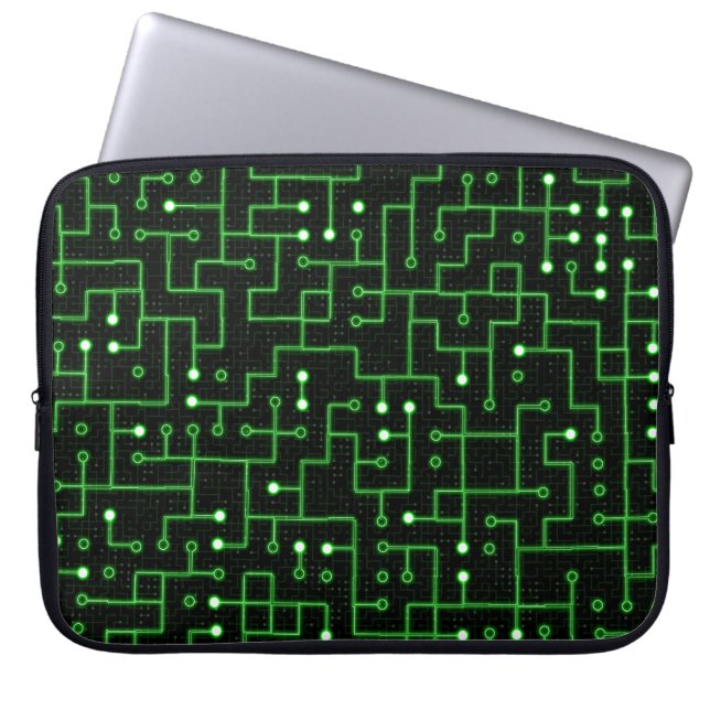Circuitboard -  laptop sleeve (Front)