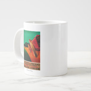Circuito Di Milano Vintage PosterEurope Large Coffee Mug