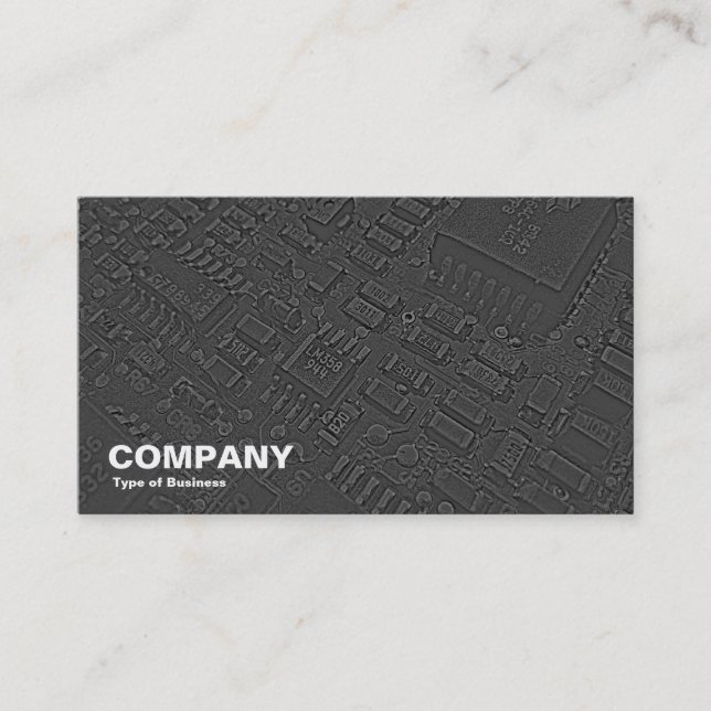 Circuitry - Black Business Card (Front)