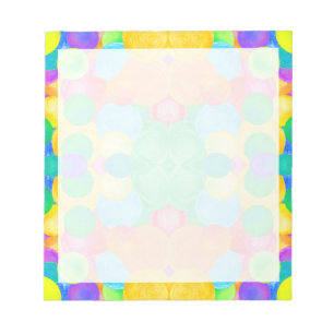 circular abstract art  notepad