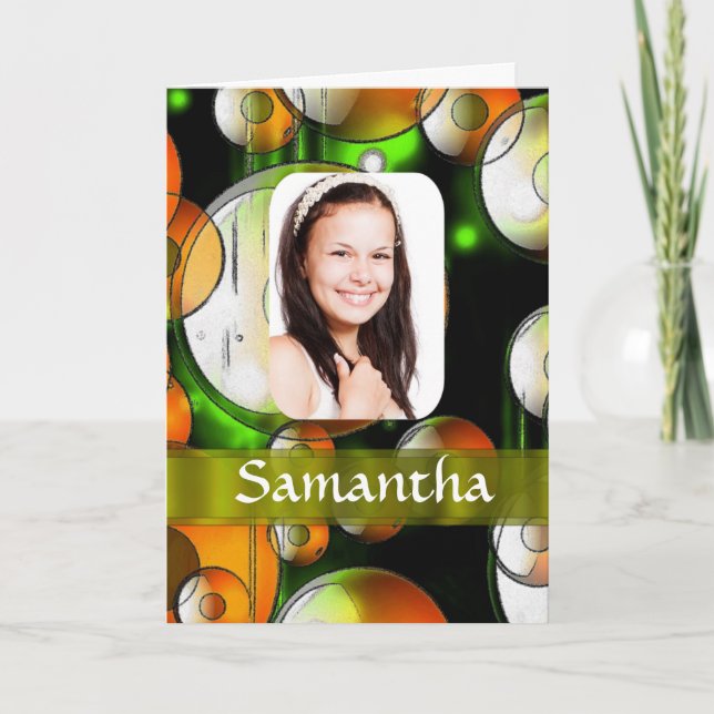 Circular abstract photo template (Front)
